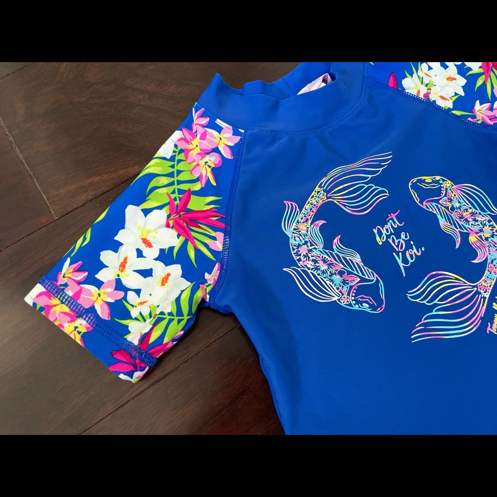 Tommy Bahama Koi 2 piece swim, size 3T - Picture 2 of 6